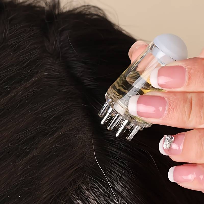 1pc Scalp Applicator Comb, Portable Hair Oil Applicator Bottle, Hair Comb  For Scalp Massager And Hair Growth Care, Head Fluid Brush For Essential Oil